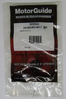 24-mkm01401t Motorguide New Marine Boat Spring Part No. Sold Individually