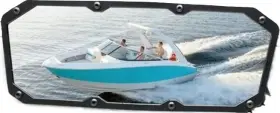 Mtp21-08-u008-boat-02 Mzs Boat Mirror Rear View Universal Marine No Bracket