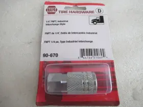 A20a Napa 664766510694 90-670 Air Hose Couplers Female Inlet 1/4 Inch Oem New Factory Boat Parts