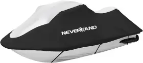 B097hfr85f Neverland Jet Ski Cover Suitable Fit From 135-145 Inch Black With Silver