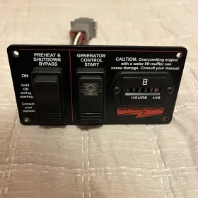 22-95605 Northern Lights Generator Start/stop Panel New