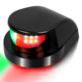 Bnl009 Obcursco Boat Navigation Lights Red And Green Marine Led Bow Black