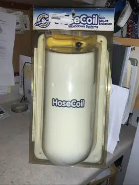 Esm415h Ocean Equipment Hosecoil Side Mount Enclosure With 15ft Hose Boat Washdown System # - Nos