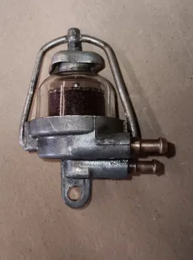 376836 Oem 1957 Johnson Javelin Fuel Filter Sediment Bowl Excellent Condition