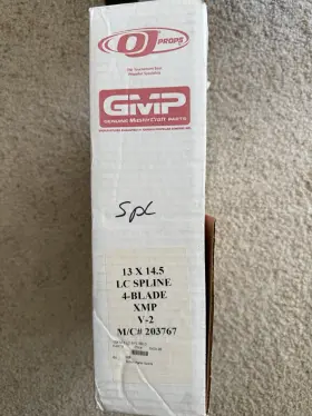 203767 Oj Props Mastercraft 4 Blade #203767 13x14.5 Lc Spline New In Box Prostar 197