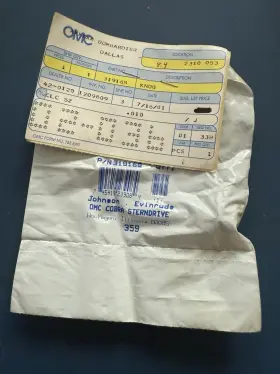 0319168 Omc Johnson Evinrude High/low Speed Knob 319168