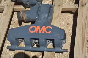 0914044 Omc Exhaust Manifolds / Risers Bbc Excellent Condition Fresh Water Only 8.2l 7.4l #3