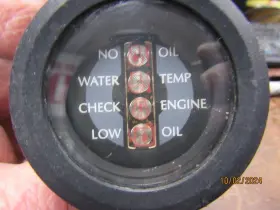 176320 Omc Good Used Johnson Evinrude 2 Inch System Ck. Gauge