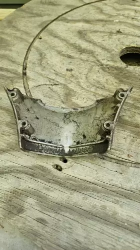 206008 Omc Front And Rear Exhaust Cover Evinrude Johnson 55-75hp #3 206008 Omc Front And Rear Exhaust Cover Evinrude Johnson 55-75hp #3