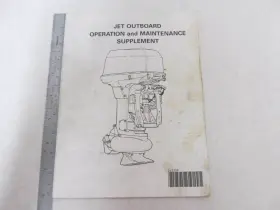 212339 Omc Jet Outboard Operation And Maintenance Manual Supplement