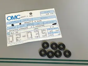 0301877 Omc 301877 New Oem Lot Of 7 Johnson Evinrude O-ring 0810