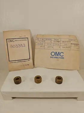 303332 Omc New Lot Of 3 Outboard Marine Corp Boat Oem Shift Rod Bushing Part No
