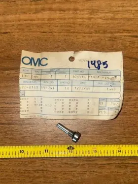 308375 Omc Pivot Pin New Nos