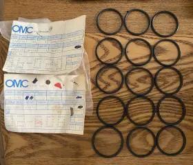 0308626 Omc 308626 Lot Of 15 Oem Johnson Evinrude O Ring Nos