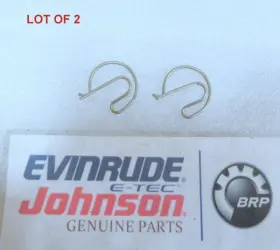 0321054 Omc 321054 T60 Evinrude Johnson Spring Clip Lot Of 2 Oem New Boat Parts