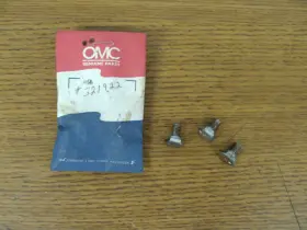 321922 Omc 3 New P/n Oem Bolts Johnson Evinrude B422