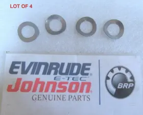 0330234 Omc 330234 R49 Evinrude Johnson Bow Washer Lot Of 4 Oem New Boat Parts