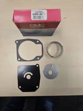389135 Omc Chrome Pump Kit Part#