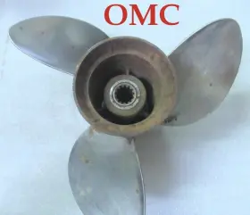 390851-3 Omc 390851 D3 Evinrude Johnson 390851-3/4 X17 13 Spline Propeller Oem Factory Boat Part