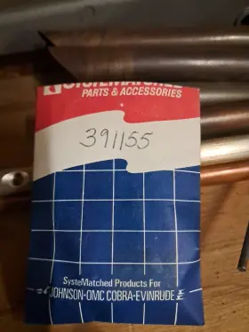 391155 Omc Y3 Genuine Evinrude Johnson Seat And O-ring Oem New Factory Boat Parts
