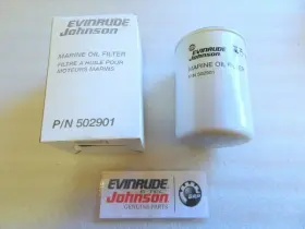 0502901 Omc 502901 T16 Evinrude Johnson Oil Filter Oem New Factory Boat Parts