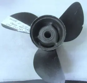 13x19p Omc 686265 D3 Genuine P97 Alum Propeller 15 Spine Oem Used Boat Parts