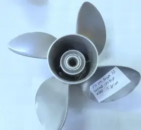 13x21p Omc 763968 F9 Genuine Ss Rogue Propeller 12 Spline Oem Used Boat Parts