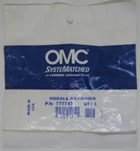 777743 Omc New Outboard Marine Corp Boat Needle Retainer Pack Of 5 Part No
