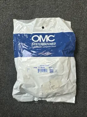 0777816 Omc 777816 Genuine Evinrude Johnson Impeller Oem New Old Stock