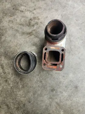 910158 Omc Stringer Sterndrive 3.8 V6 Exhaust Riser With Bellows Boot Freshwater #2