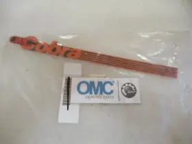 0912261 Omc 912261 G16 Evinrude Johnson Applique Oem New Factory Boat Parts
