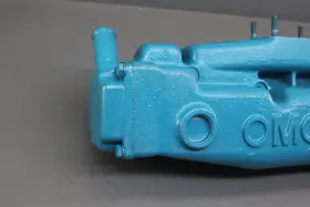 0980460 Omc 980460 908077 Stringer 3.0l 140hp Gm Exhaust Manifold Water Jacket 1973-80 #2