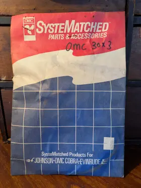 0984458 Omc 984458 Evinrude Johnson Gearcase Seal Kit Oem New Nos