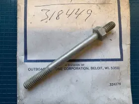 0318449 Omc Johnson Evinrude 318449 Double End Screw Nos