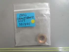 0321341 Omc Johnson Evinrude 321341 New Oem 0770 Crankshaft Nut #2