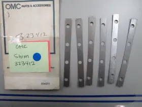 0323412 Omc Johnson Evinrude 323412 New Oem Lot Of 6 0770 Shim