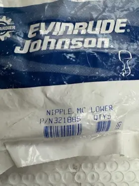 321885 Omc Johson Evinrude Johnson Water Spray Nipple Motor Cover Lots Of 2 Oem #