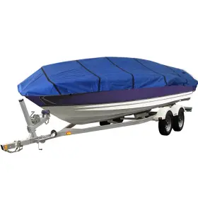 One4240350 Oner-store0 Blue 16ft Jon Boat Cover- Water Proof Heavy Duty Trailerable Cover