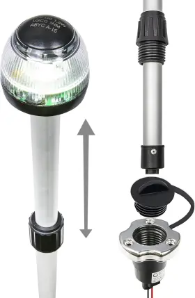 Sil-0014 Online Led Store True Mods 34 Inch - 60 12-24v Adjustable White Marine Navigation