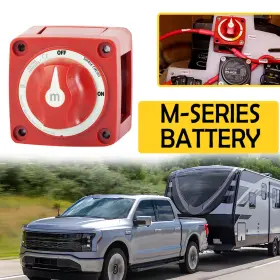 6006 Oxilam Brand New Systems M-series Mini On-off Battery Man Switch Knob Marine Red