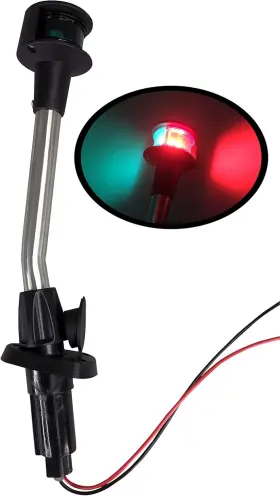 B076fgymlv Pactrade Marine Sg Us Bow Lights For Boats Incandescent Black And Silver