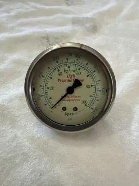 Parker/water Purification 10181524cc Gauge 0-1400 Cbm Npt Back Connect