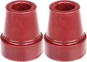 6118-174 Pcp Replacement 3/4 Inch Cane Tips 2 Pack Reinforced Rubber Walking Red