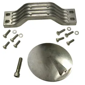 Performance Metals 870648004940 Yamaha 200-300hp 4 Stroke Outboard Complete Anode Kit - Alumi