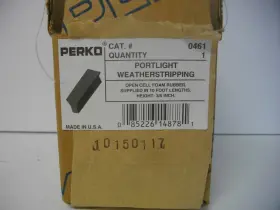 0641 Perko Marine Portlight Weatherstripping 3/8 Inch X 10 Feet