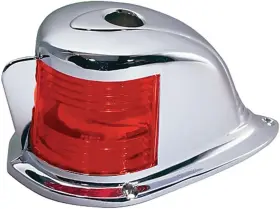 1218dp0chr Perko 085226375644 Chrome-plated Horizontal-mount Bi-color 6-3/4 Inch X 3-7/8 Red
