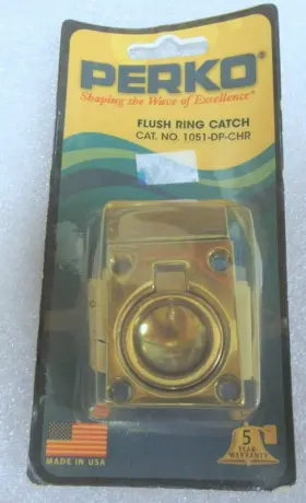 1051-dp-chr Perko N31a Genuine Flush Ring Catch Oem New Factory Boat Parts