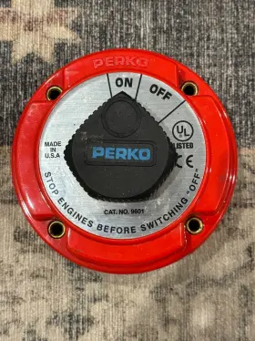 Pko-9601dp Perko Marine Battery Switch On-off -heavy Duty - Waterproof -12v/24v 250a