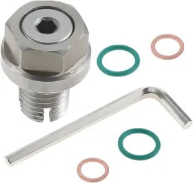 Sz100130094600rk-1 Petchor M14.1-1.5 X 15mm Oil Drain Plug Self Tapping M14.1 - 1.5 Silver