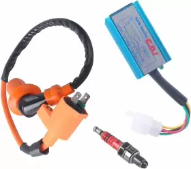 15us0032 Poweka Racing Ignition Coil 5 Pins Ac Cdi Box For Gy6 4-stroke 50cc 70cc 90cc 110cc #3